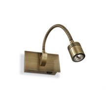 Dynamo kinkiet reflektor 3W LED 230V brunito/stare złoto